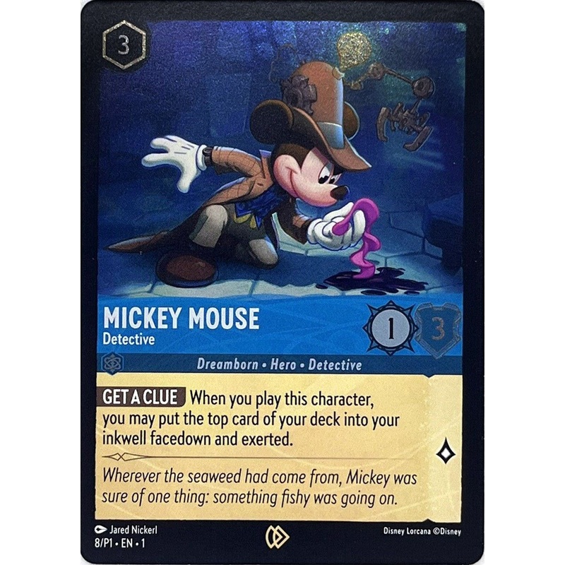 Mickey Mouse - Detective (8) [Promo Cards]