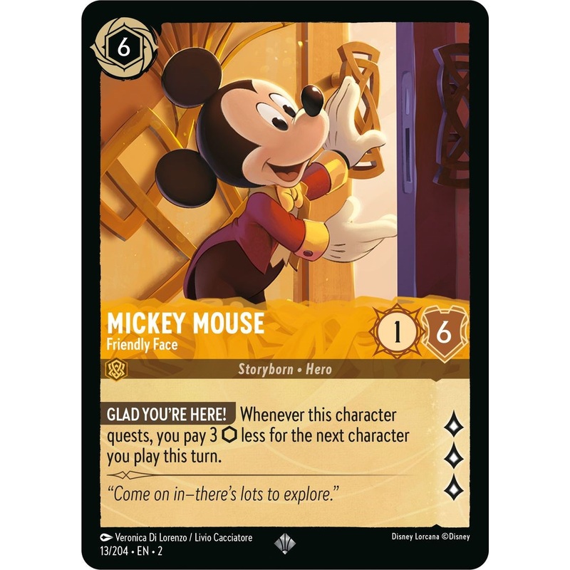 Mickey Mouse - Friendly Face (13/204) [Rise of the Floodborn]
