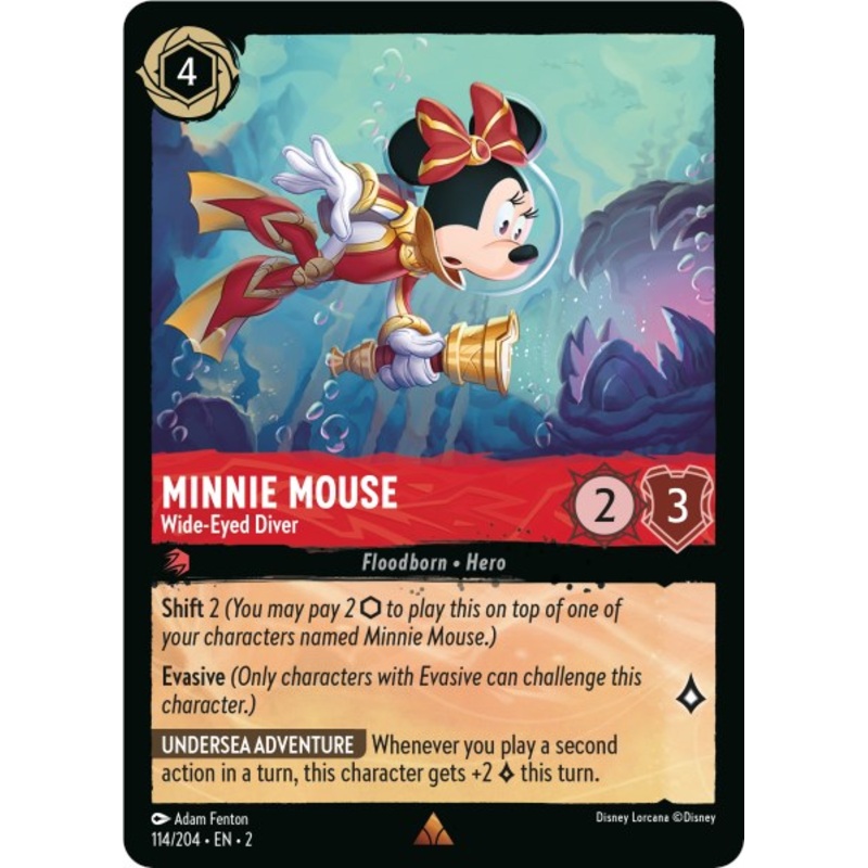 Minnie Mouse - Wide-Eyed Diver (114/204) [Rise of the Floodborn]