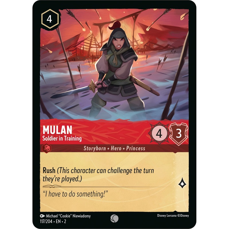 Mulan - Soldier in Training (117/204) [Rise of the Floodborn]