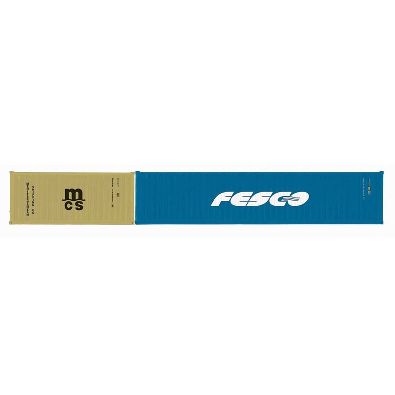 Hornby Fesco & MSC 40FT & 20 FT Containers