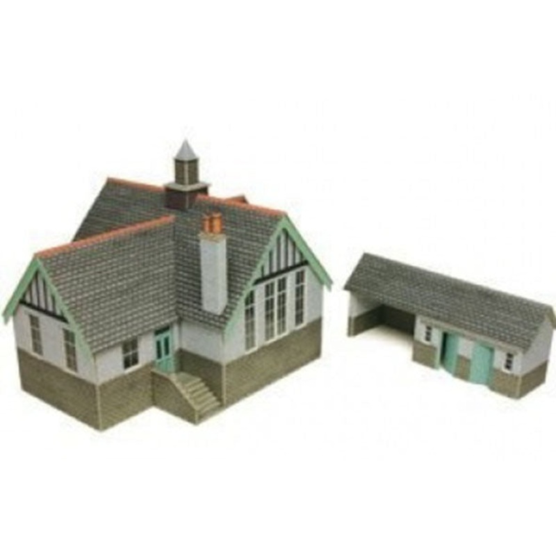 METCALFE OO/HO VILLAGE SCHOOL KIT