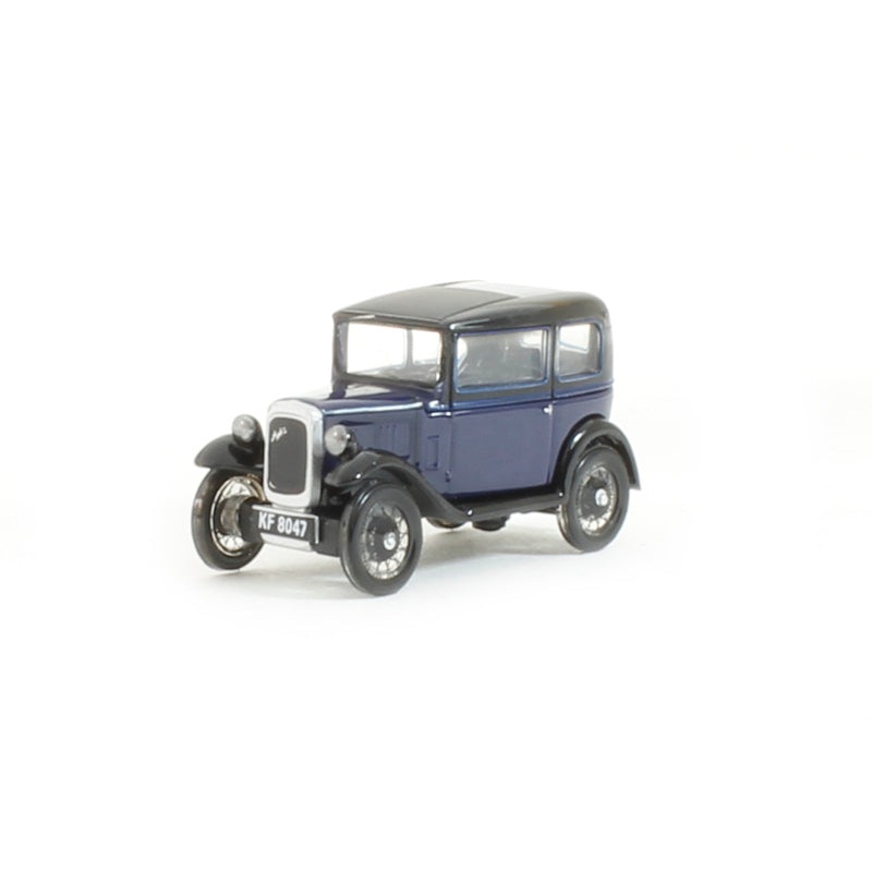 Oxford 1:76 Austin 7 RN Saloon Royal Blue
