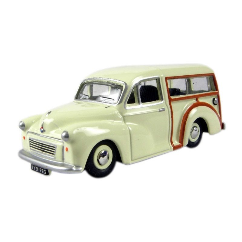 Oxford 1:76 Morris Minor traveller Old English White