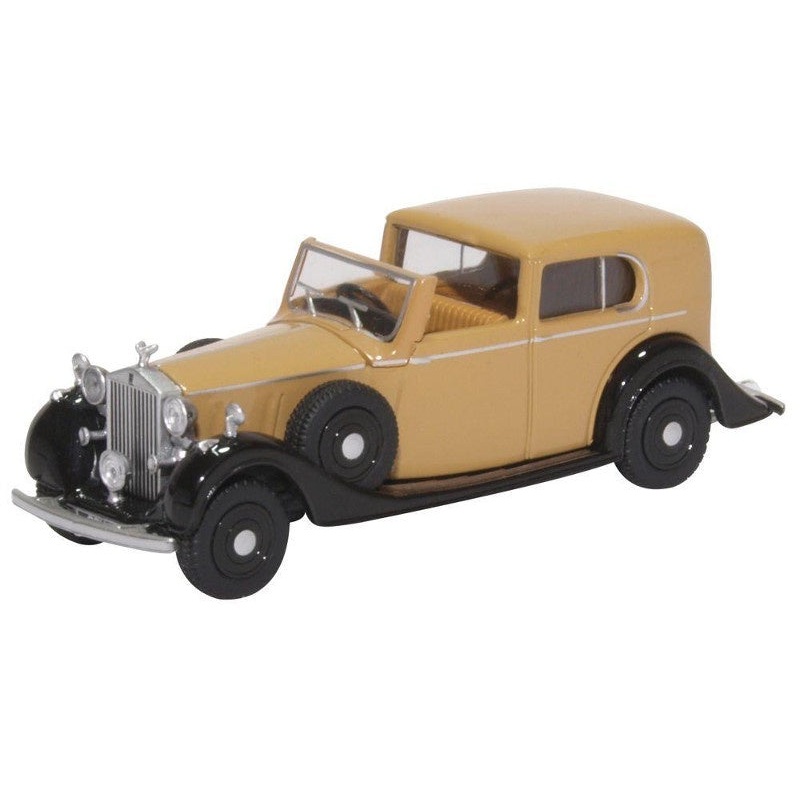 Oxford 1:76 RR Phantom III Fawn/Black