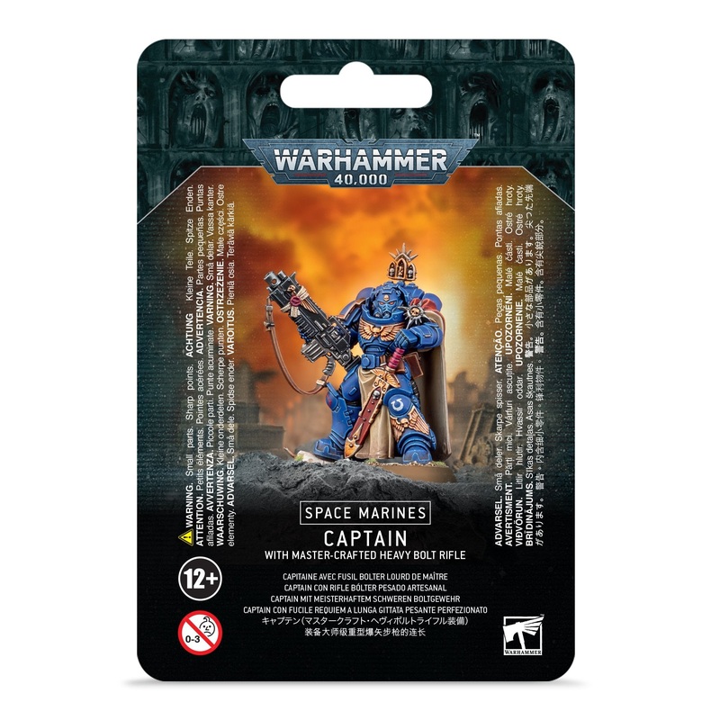 SPACE MARINE CAPTAIN WITH MASTER-CRAFTED BOLT RIFLE