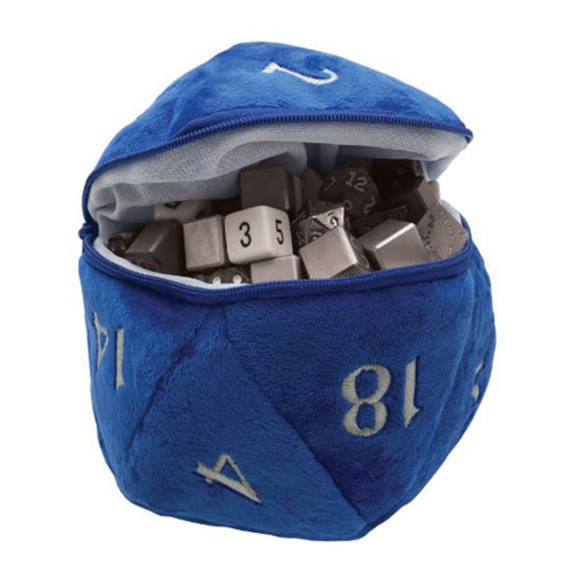 Ultra Pro - D20 Plush Dice Bag - Blue