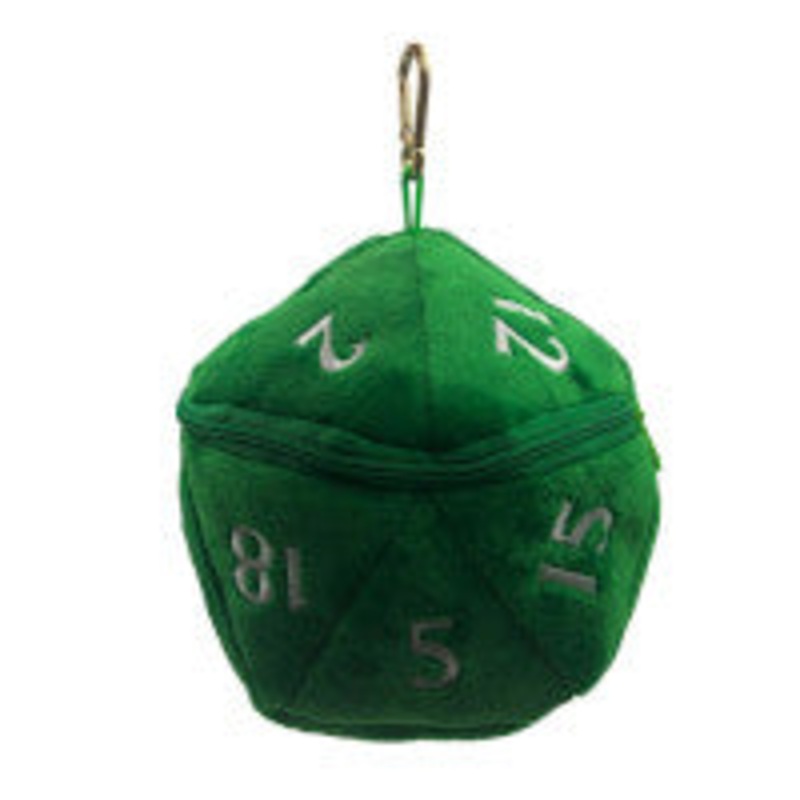 Ultra Pro - D20 Plush Dice Bag - Green