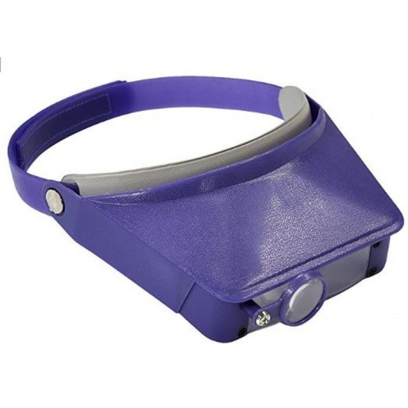 Excel Magna Visor with 3 Lenses Purple