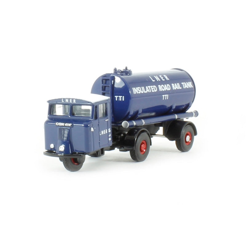 OXFORD 1:76 MECH. HORSE LNER TANKER