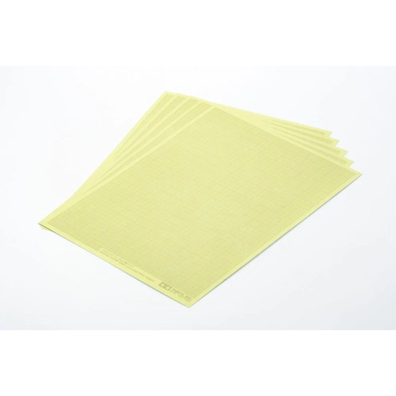 Tamiya Masking Sticker Sheet-1mm Grid 5pc