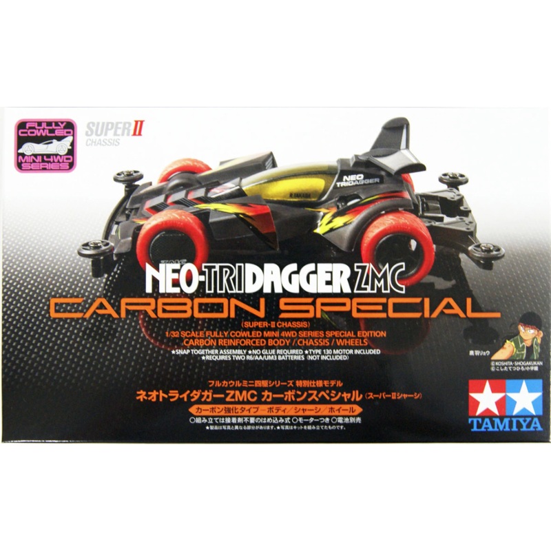 Tamiya Mini 4WD Neo-Tridagger ZMC Carbon