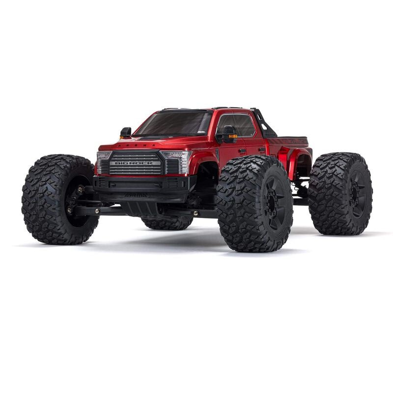 Ar1/7 BIG ROCK 6S 4X4 BLX Monster Truck Red