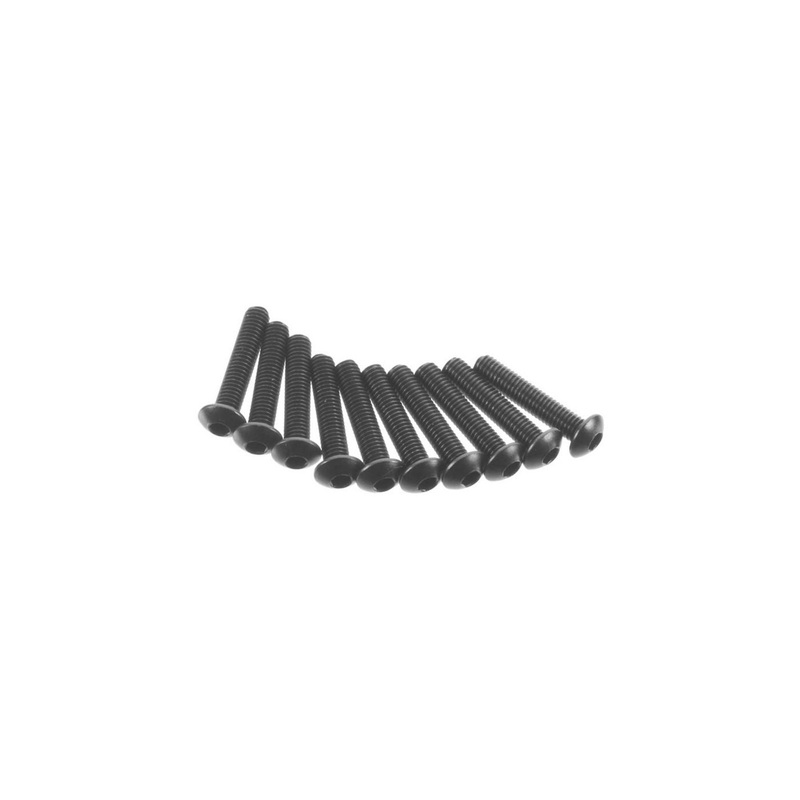 Axial Hex Socket Button Head M3x15mm Black (10)