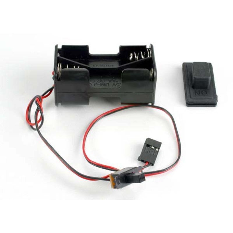 Traxxas 1523 - Battery holder with on/of
