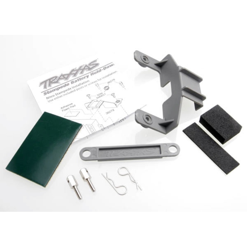Traxxas 3627X - Battery hold-down (grey)