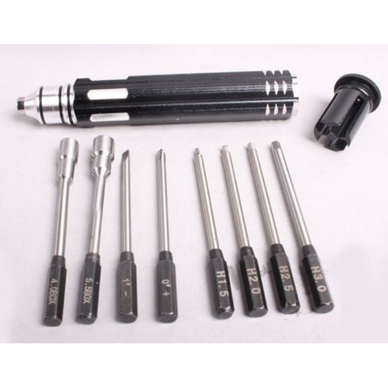 Eight-in-One Tool Kit with Aluminum Allo