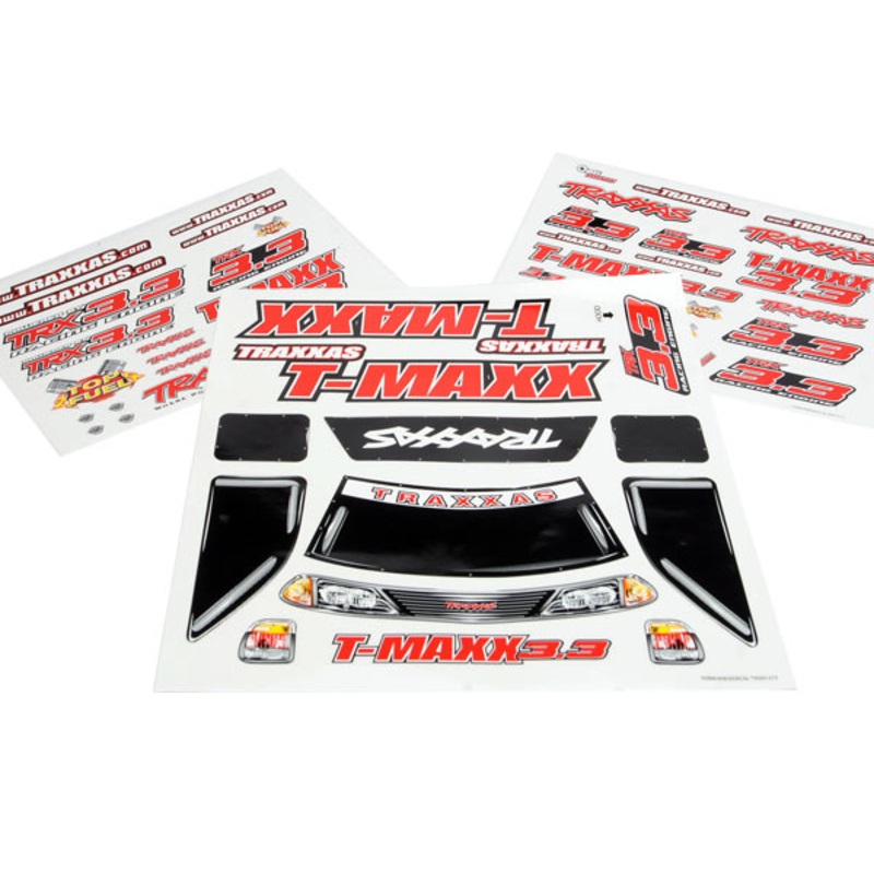 Traxxas 4920R - Decal sheet T-Maxx 3.3