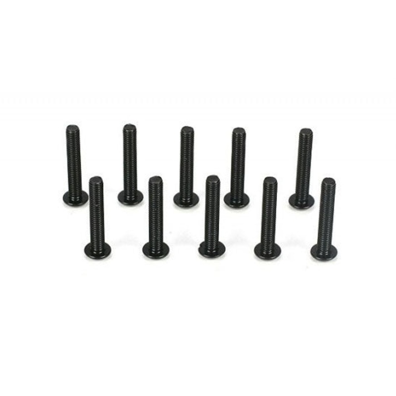 Team Losi Button Head Screws, M3 x 18mm
