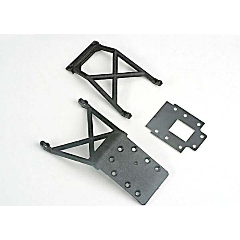 Traxxas 4133 - Skid plates (f&r)/ fiberg