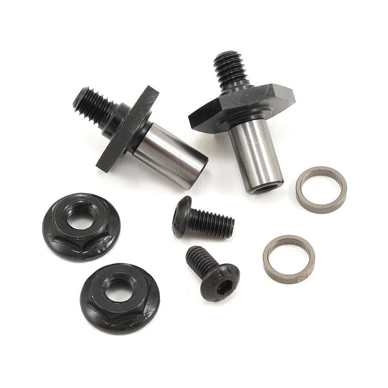 TLR Front axle Set Aluminium 12mm 22 3.0