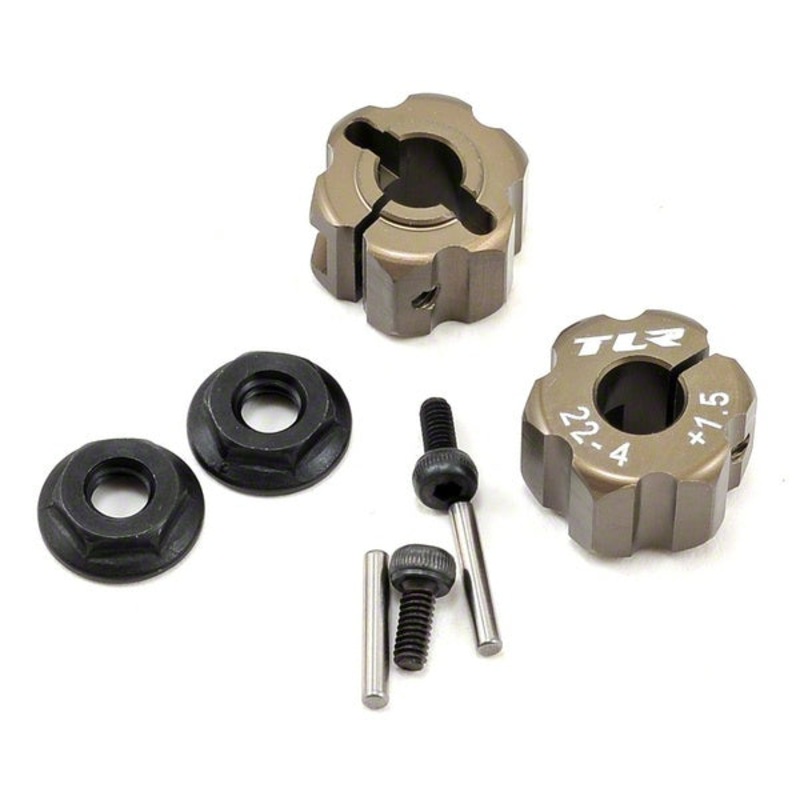 TLR Rear Hex +1.5mm Alum: 22-4