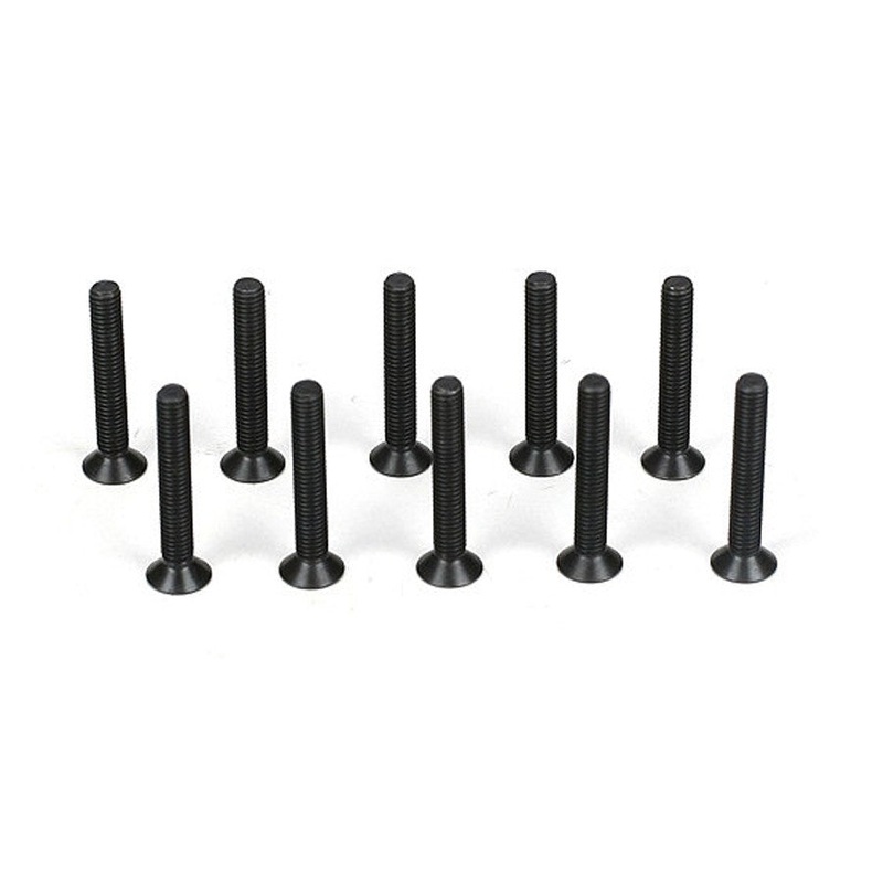TLR Flathead screw, M3 x 20mm (10)