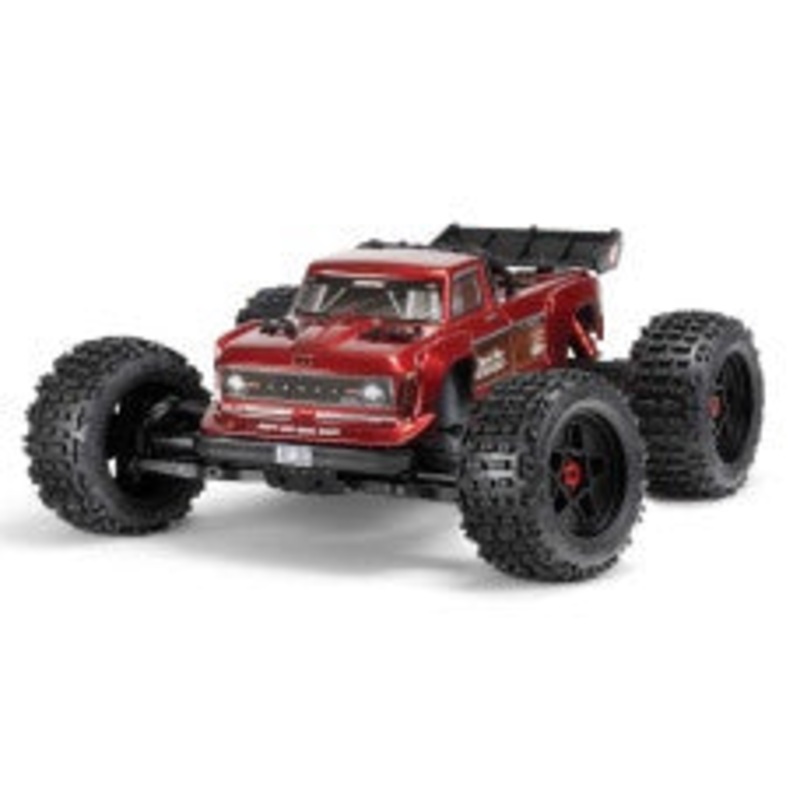 Arrma 1/10 OUTCAST 4X4 4S V2 BLX Stunt Truck RTR, Red With Center Diff
