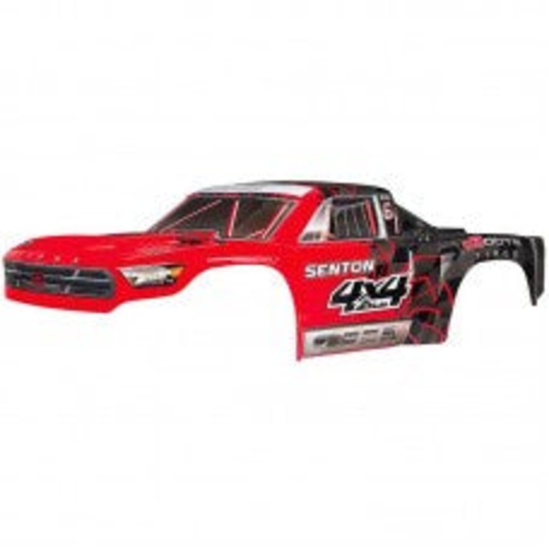 Arrma Body Painted Decal Trim Red Senton Mega