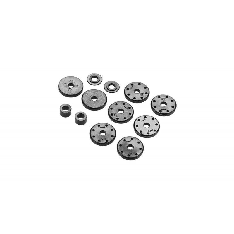 Arrma Shock Piston Set Nero (2) Fits 6S Typhon, Kraton, Senton, Outcast, Talion