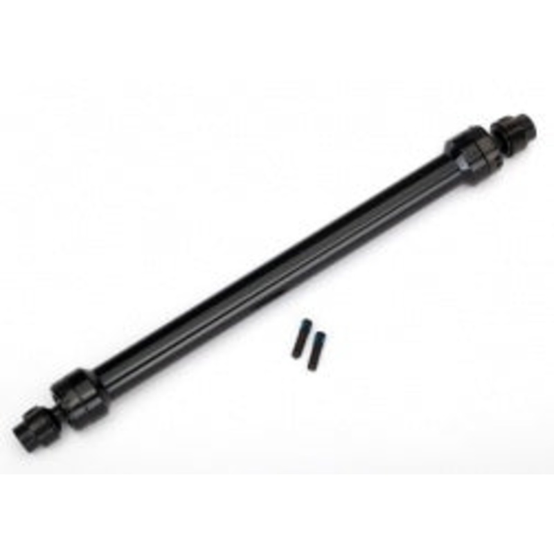 Traxxas 8555 - Driveshaft, Center Rear, Black-Anodized Aluminum