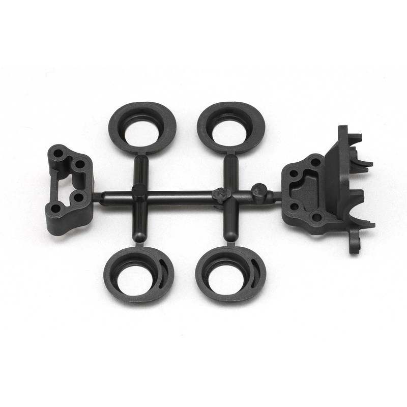 Gearbox cap/Shock Tower spacer/Diff Height adapter (Graphite)