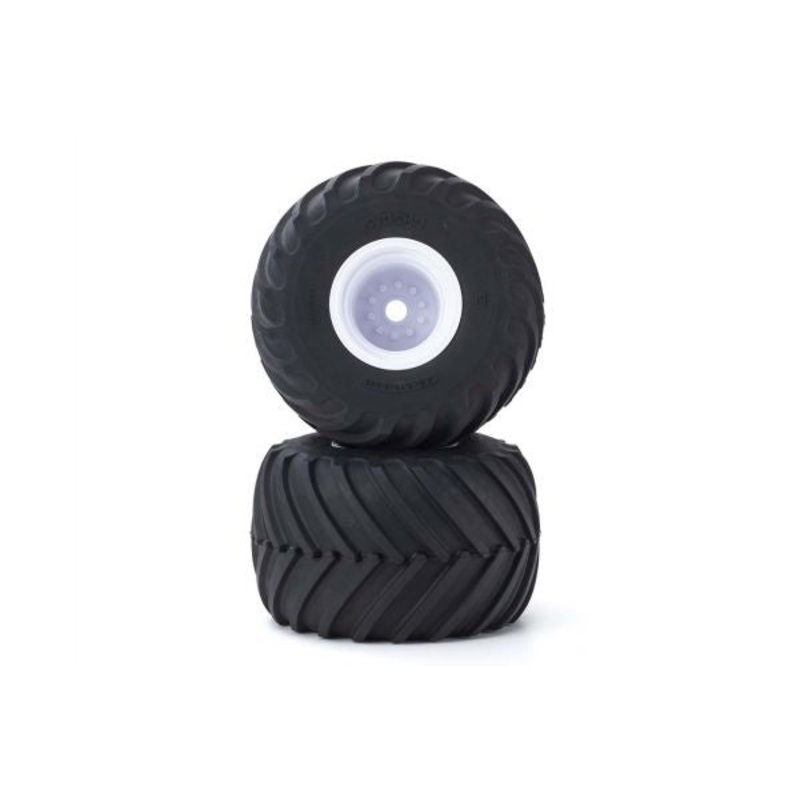 Kyosho T&W: Monster V-tread/WhtRim(2)
