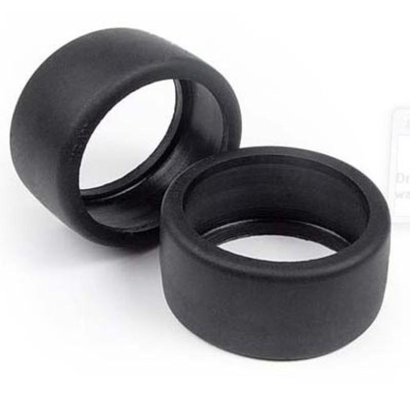 Xray Rubber Tires + Inserts Rear (35DEG)