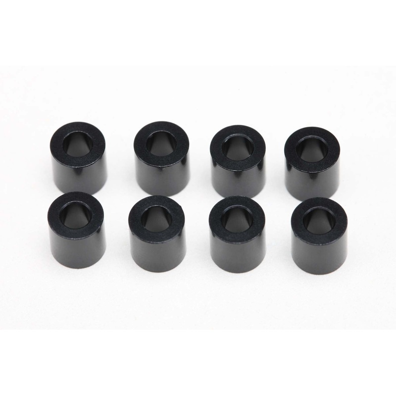 Yokomo 366.0mm Aluminum Spacer (8 pieces each/Black)