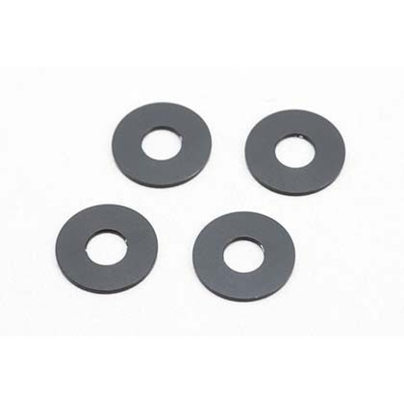 Aluminum Shim 3x8mm Pkt 4 Black