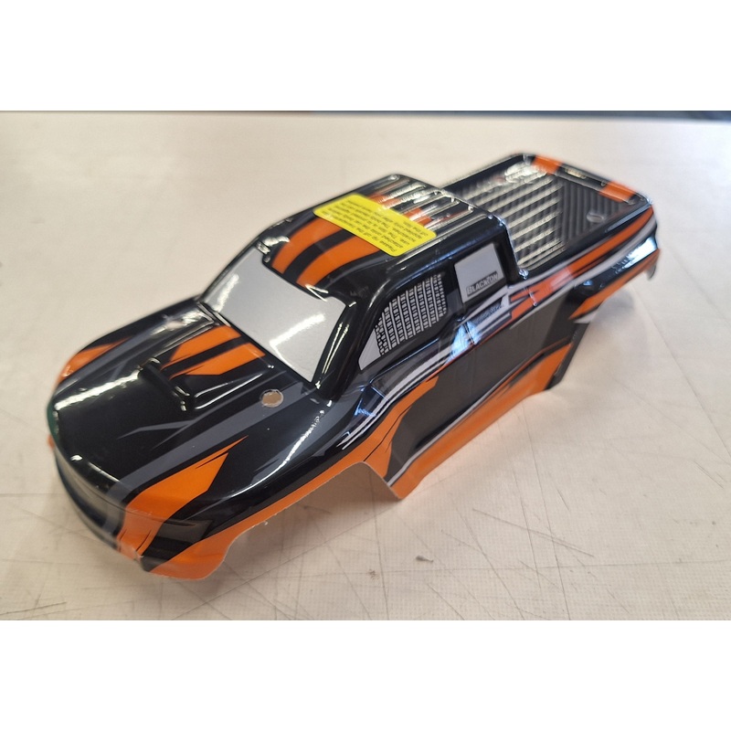 Blackzon - 1/16 Slyder MT Replacement Body Black/Orange