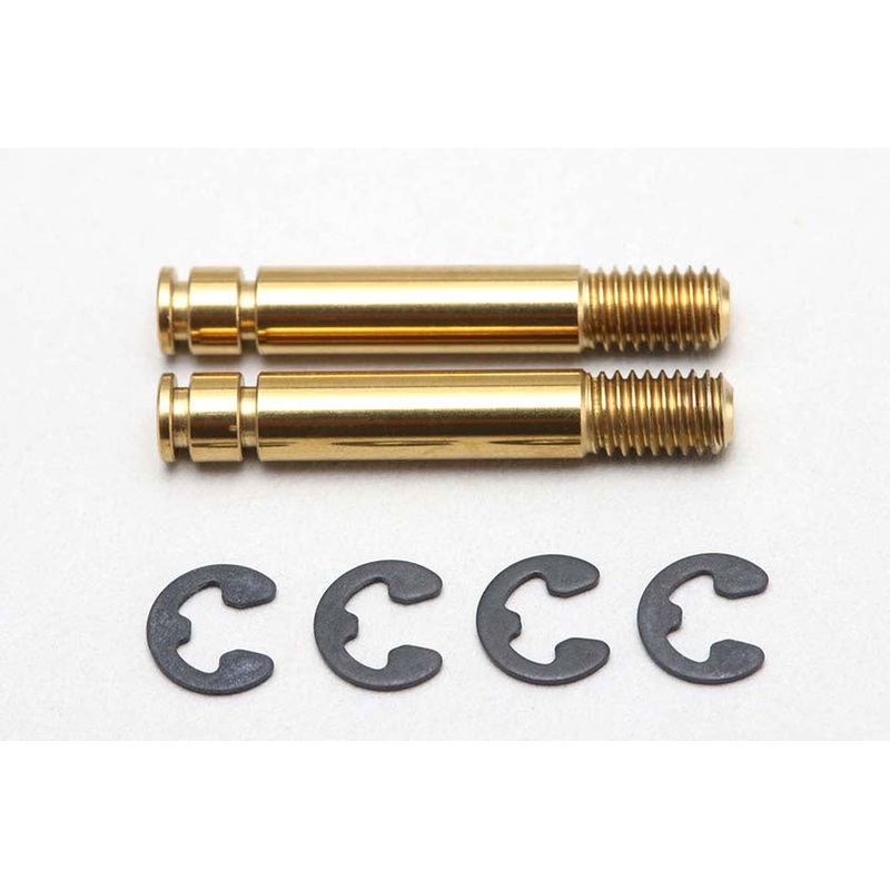 Ti-Coated Shock Shaft (19.1mm/2pcs.) for MS1.0