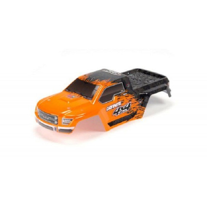 AR402208 Body Painted/Decal Orange GRANITE 4x4 BLX by ARRMA