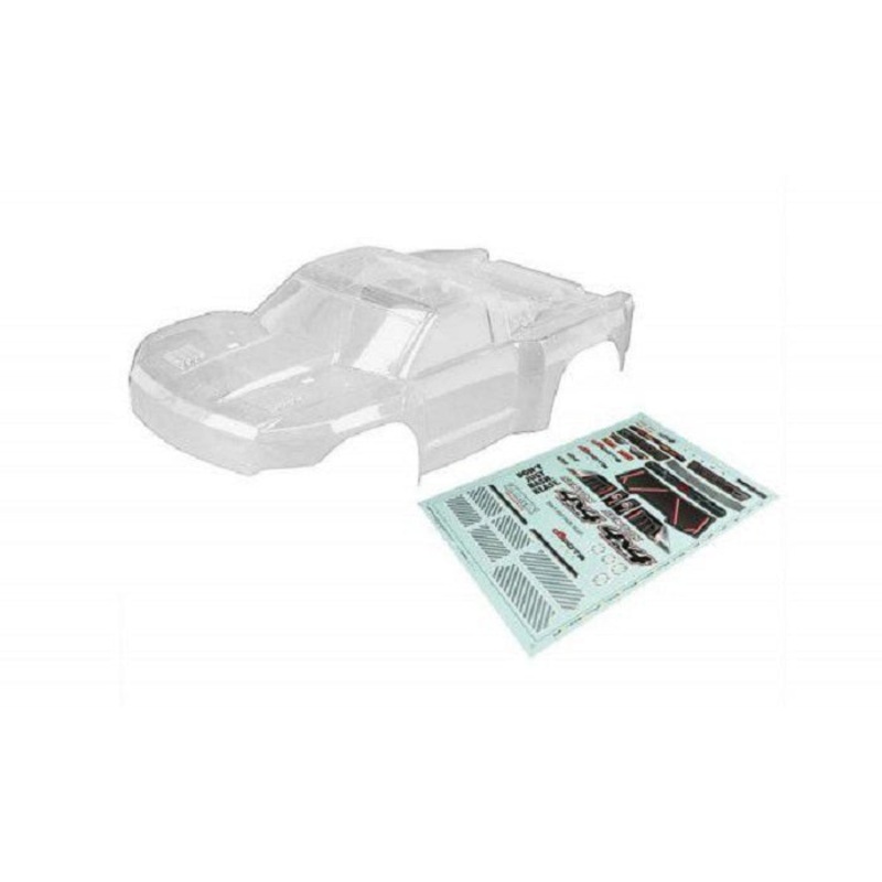 AR402262 1/10 Body Clear with Decals Senton 4x4