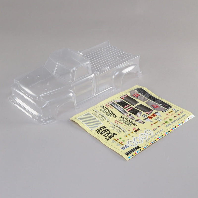 Arrma 1:8 6S BLX Clear Notorious Body