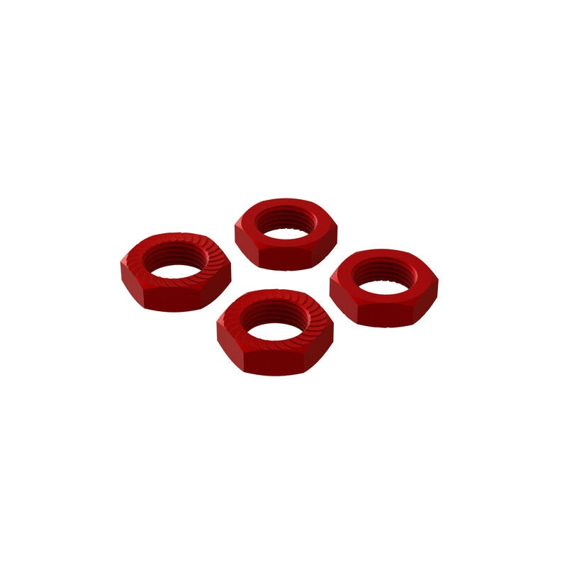 Arrma AR310906  Alu. Wheel Nut 17mm Red (4)