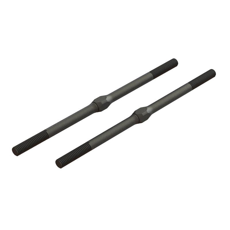 ARRMA Steel Turnbuckle M4x95mm Black (2)