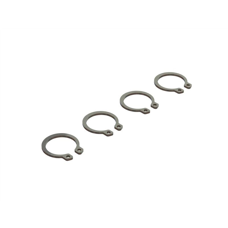 C Clip 15mm (4) (DIFF Circlip 8S ARRMA)