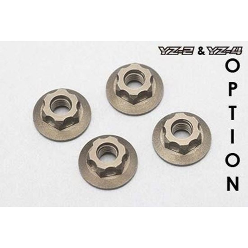Yokomo Aluminum 4mm Serrated Wheel Nut 4