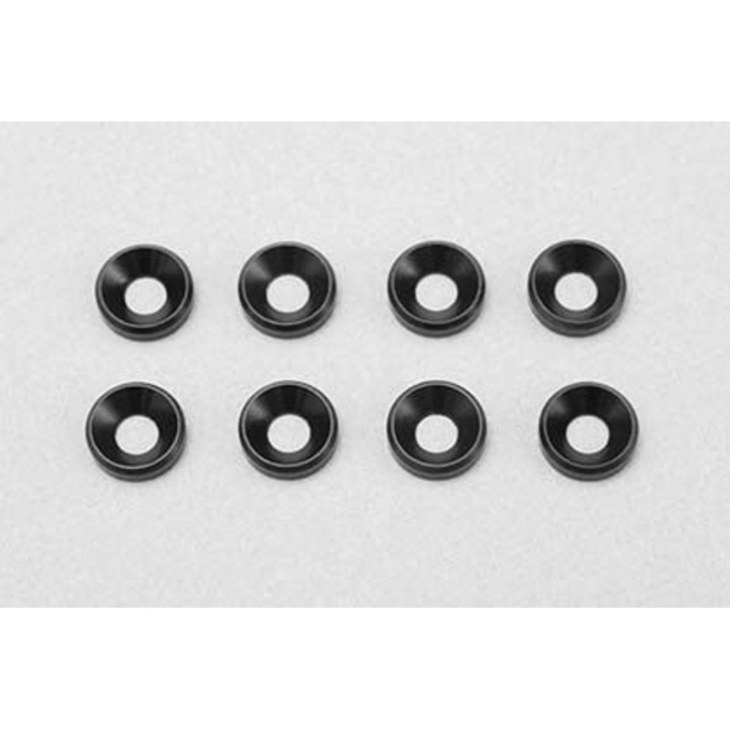 Aluminium M3 Countersunk Washer (8pcs)