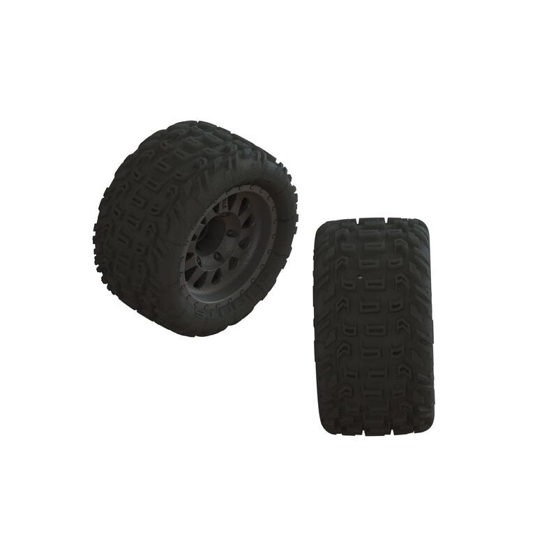 Arrma Vorteks 3S1:10 Dboots Katar Tyre/Wheel (2)