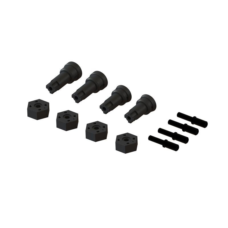 Arrma Wheel Axle & Hub Set B for Grom & Losi Nascar