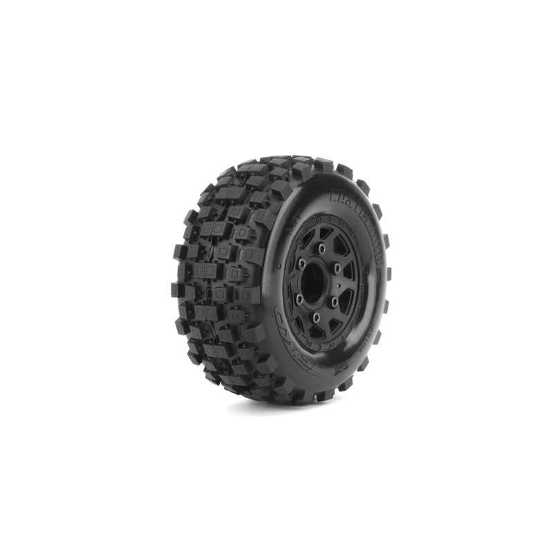 Jetko 1/10 SC 2.2/3.0 Ex-Wasteland Medium Glued Tires