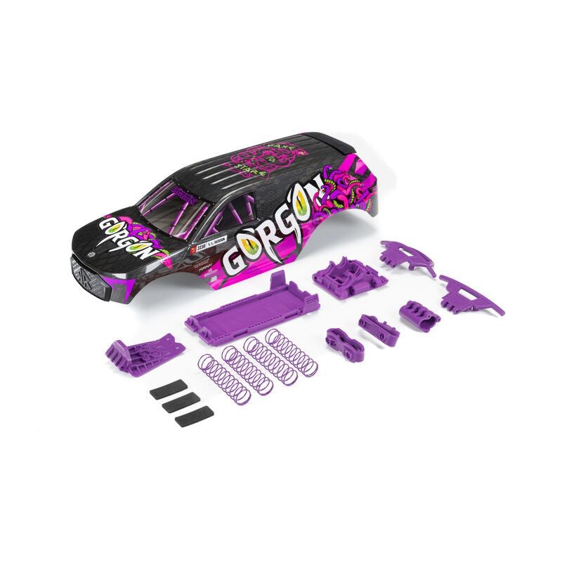 Arrma Gorgon Purple Body Set Complete